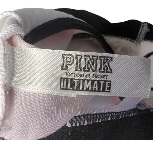 Victoria's Secret Women's Lightweight Sports Bra Tie Dye Ultimate  Pink Black - Picture 5 of 5